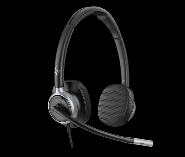 HP Poly Mission 625 Stereo USB Wired Headset, USB-C and USB-A, AI Noise Reduction, Teams Certified, Black - C01C6AA#AC3
