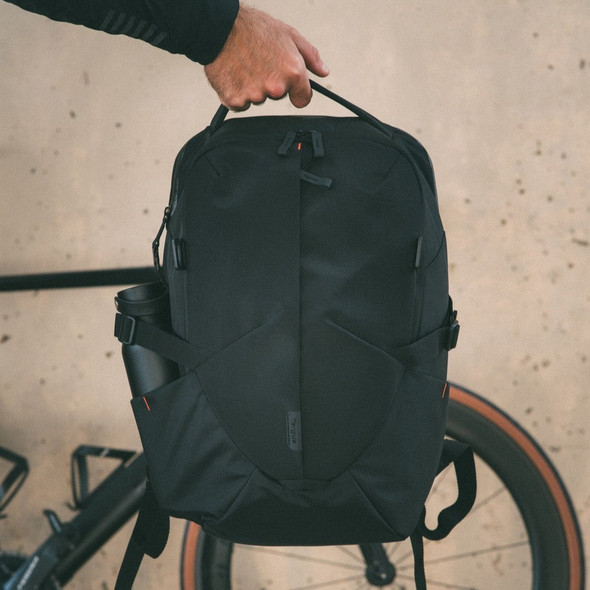 Targus Terra EcoSmart 15-16" Laptop Backpack, 23L, Rain Cover, Helmet Holder, Black - TBB649GL – image 2