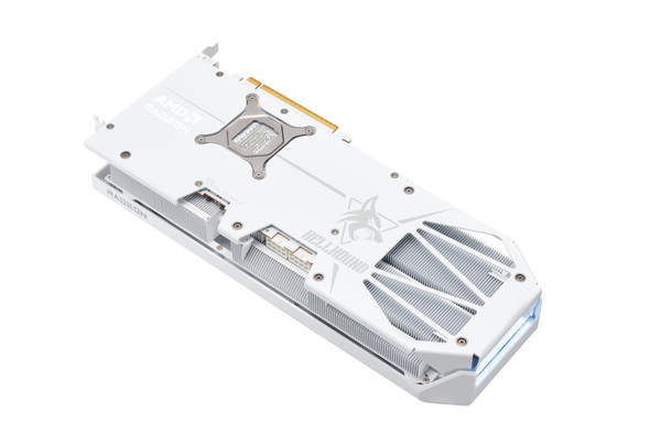 PowerColor Hellhound Spectral White Radeon RX 9070 XT 16GB Graphics Card - RX9070XT 16G-L/OC/WHITE – image 2