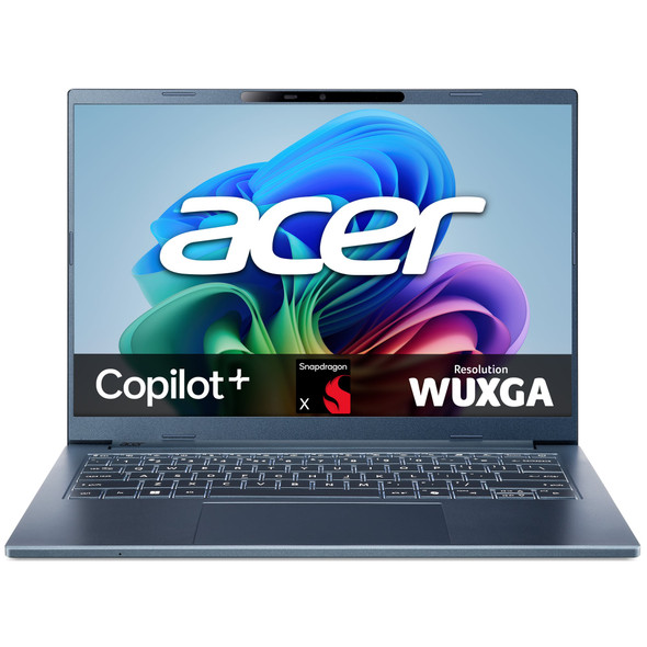 Acer Aspire 14 AI 14" Laptop, Snapdragon X1-26-100, 16GB RAM, 512GB SSD - NX.JP3EK.008
