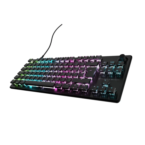 Turtle Beach Vulcan II TKL Mechanical Gaming Keyboard, Linear Switches, RGB, UK Layout - TBK-2003-02-UK