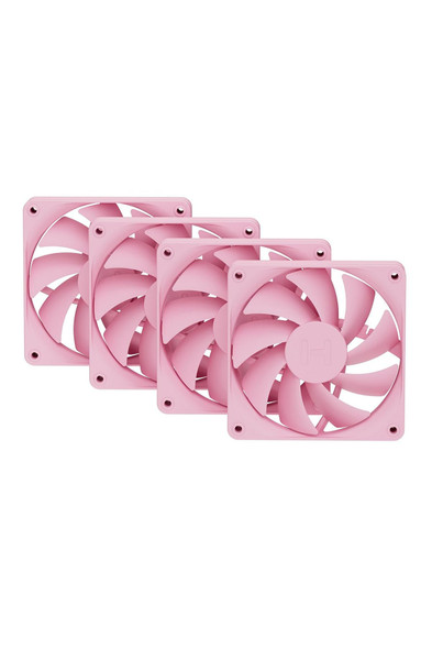 HYTE FA12 120mm PWM Case Fans, 4-Pack, Strawberry Milk - FAN-HYTE-FA12-SM-4