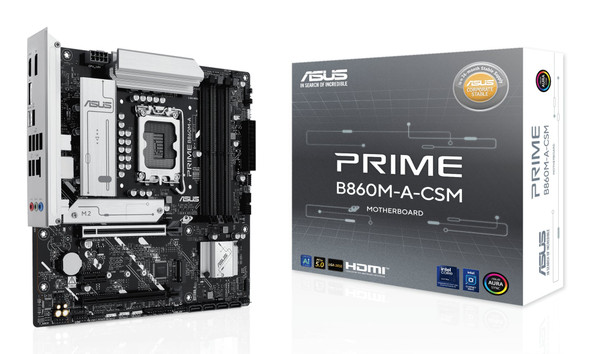 ASUS PRIME B860M-A-CSM Intel B860 Micro ATX Motherboard LGA 1851 DDR5 - 90MB1K00-M0EAYC