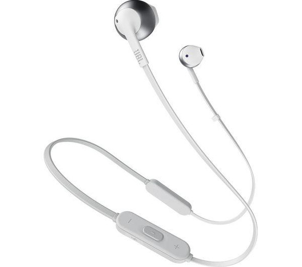 JBL Tune 205BT Wireless Bluetooth In-Ear Headphones - Silver