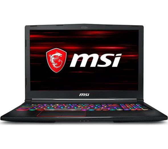 MSI Raider GE63, Core i7 8750H, 16GB, Geforce GTX 1060, 15.6" Gaming Laptop