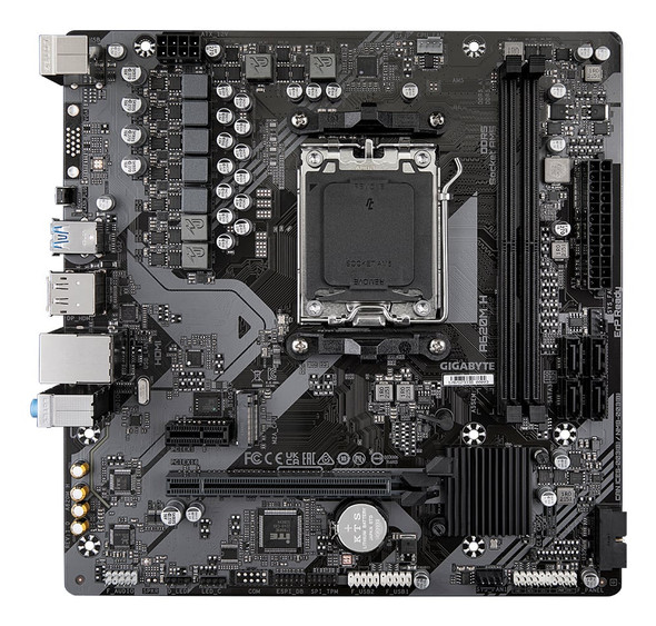 GIGABYTE A620M H M-ATX Motherboard, Socket AM5, DDR5, PCIe 4.0 - A620M H – image 2
