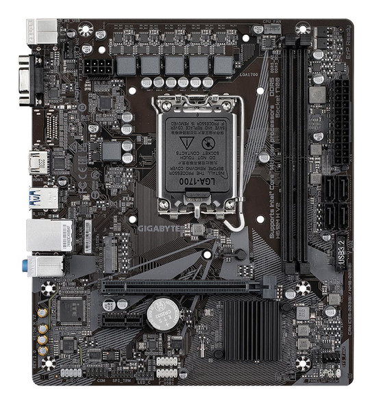 Gigabyte H610M H V2 LGA 1700 Micro-ATX Motherboard, DDR5, M.2 - H610M H V2 – image 2
