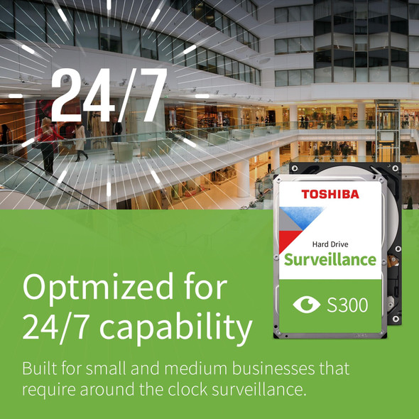 Toshiba S300 3.5" Surveillance Hard Drive 6TB 256MB SATA - HDWT860UZSVA – image 2