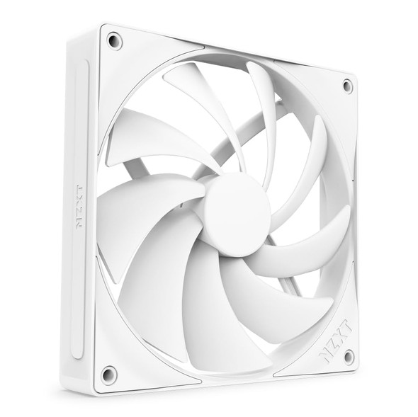 NZXT F140Q PC Case Fan, 140mm, 102.9 CFM, PWM, White - RF-Q14SF-W2