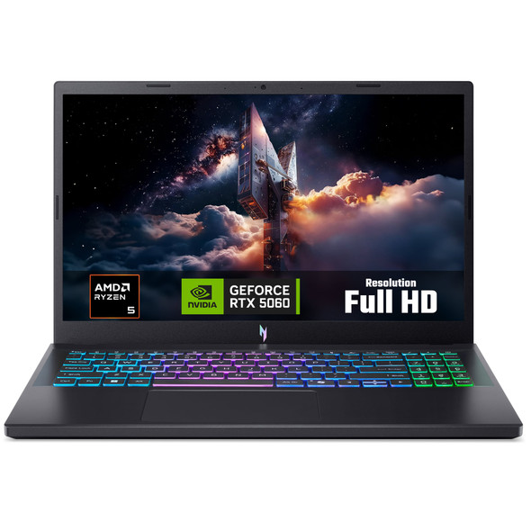 Acer Nitro V 15 Gaming Laptop, Ryzen 5 150, 16GB, 512GB, RTX 5060, 15.6" - NH.U3PEK.00M
