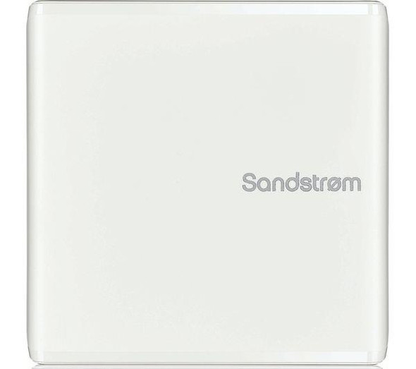 SANDSTROM External DVD Reader/Writer, USB 2.0, White