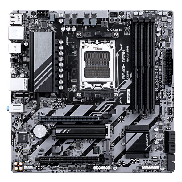 GIGABYTE B840M DS3H AMD Socket AM5 Micro-ATX Motherboard, DDR5, 2.5GbE - B840M DS3H – image 2