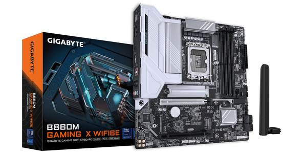 GIGABYTE B860M GAMING X WIFI6E Motherboard, LGA 1851, DDR5, Wi-Fi 6E - B860M GAMING X WIFI6E