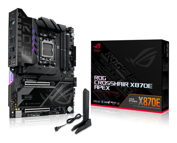 ASUS ROG Crosshair X870E Apex AMD AM5 ATX Motherboard, DDR5, PCIe 5.0