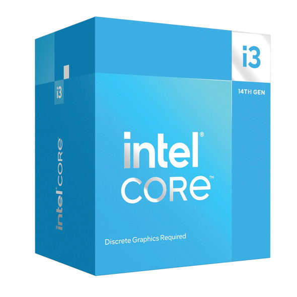 Intel Core i3-14100F Desktop Processor, 4 Cores, 4.70 GHz, LGA1700 - BX8071514100F