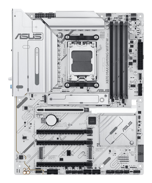 ASUS X870 MAX GAMING WIFI7 W ATX Motherboard Socket AM5 DDR5 White - 90MB1LZ0-M0EAY0 – image 2