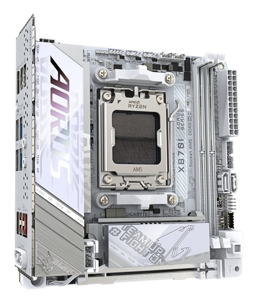 GIGABYTE X870I AORUS PRO ICE Mini-ITX Motherboard AM5 DDR5 PCIe 5.0 Wi-Fi 7 - X870I AORUS PRO ICE – image 2