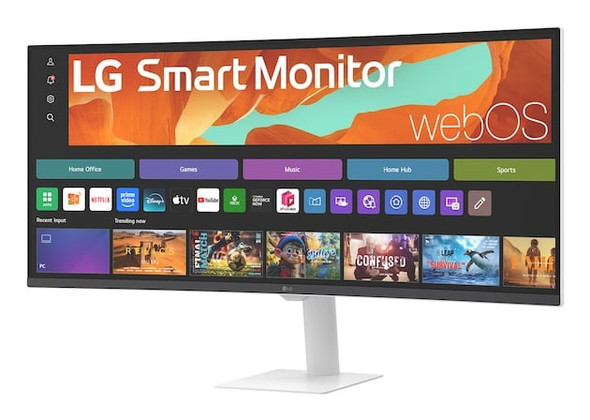 LG 34U601SA-W 34" WQHD 100Hz VA Curved Smart Monitor - 34U601SA-W.AEK – image 2