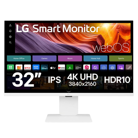 LG Smart Monitor U8 32U850SA-W 31.5" 4K UHD 60Hz IPS Monitor - 32U850SA-W.AEK