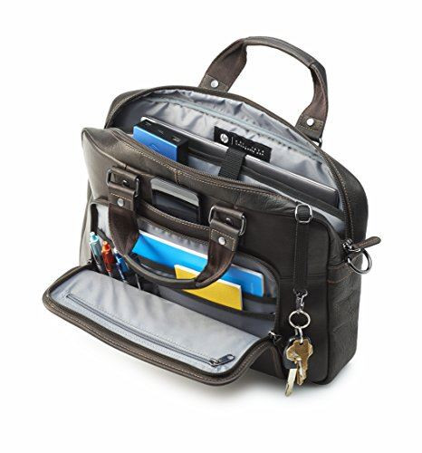 HP Elite Top Load Colombian 14" Leather Notebook/Laptop Bag/Case