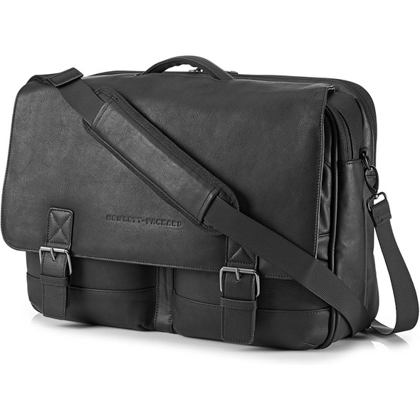 HP 14 Executive Leather Laptop Notebook Ultrabook Messenger Bag/Case - K0S31AA