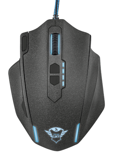 Trust Gaming GXT 155 Caldor, 11 Button, Wired Gaming Mouse - Black