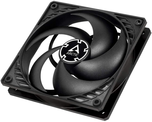 Arctic P12 Silent - 120mm Pressure Optimised Extra Quiet Case Fan - Black/Black