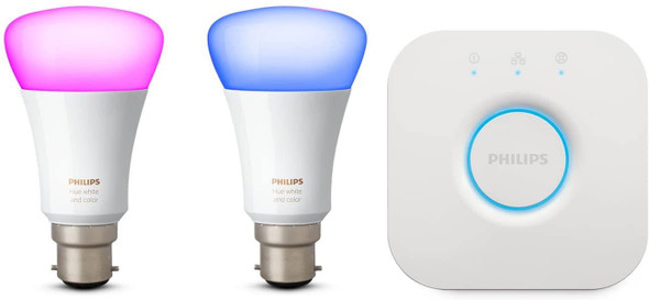 Philips Hue Ambiance Mini Starter Kit B22 - White and Colour - 10 W