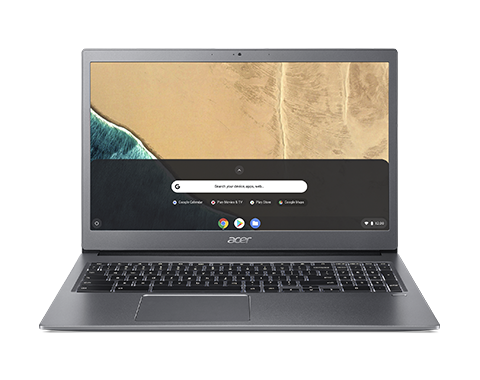 Acer ChromeBook CB715-1W, Intel Pentium 4417U, 4GB, 128GB, 15.6" Laptop Grey