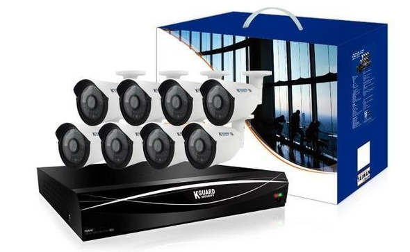 KGUARD 16 Channel HD 1TB Hybrid CCTV AHD DVR Kit with 8 x 720P Cameras