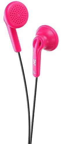JVC Headphones Pink HAF12 Comfortable Fit In-Ear Stereo Wired - 3.5mm