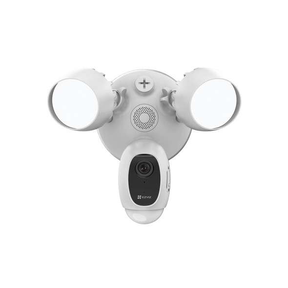 EZVIZ LC1C Outdoor Smart FHD (1080p) Security Camera With Lighting & Alarm White