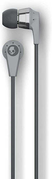 Skullcandy Ink'd Bluetooth Wireless Earbuds with Mic - Street / Grey / Chrome