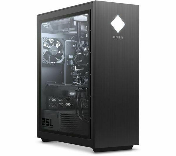 HP Omen 25L Gaming Desktop PC AMD Ryzen 5 5600G 16GB RAM GeForce RTX 3060