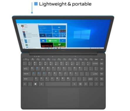 GeoBook 140 Minecraft Ed 14.1" Laptops Intel Celeron N3450 4GB 64GB eMMC Blue