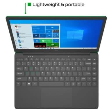 GeoBook 140 Minecraft Ed 14.1" Laptops Intel Celeron N3450 4GB 64GB eMMC Green