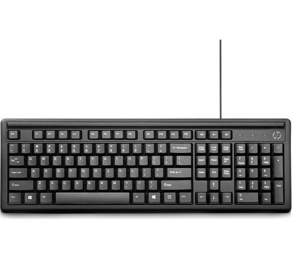 HP K100 Keyboard USB Wired Keyboard Black UK