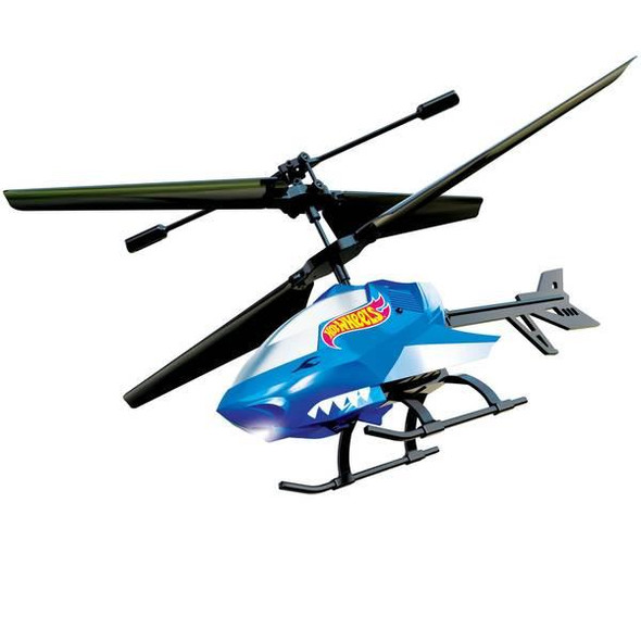 Hot Wheels RC Shark Bite 2 Channel Remote Control Gyro Helicopter Toy