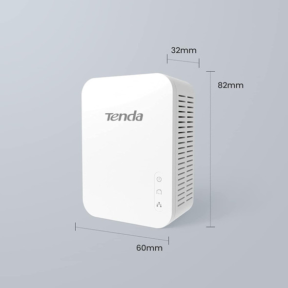 Tenda PH3 AV1000 Gigabit Ethernet Powerline Adapter Kit - Twin Pack