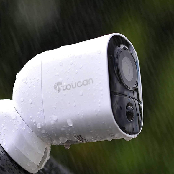 Toucan TWC200WU Full HD 1080p CCTV WiFi Smart Security Camera White