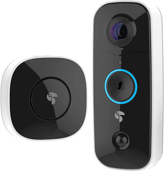Toucan Wireless Video Door Bell Full HD 1080p 2 Way Audio With Chime
