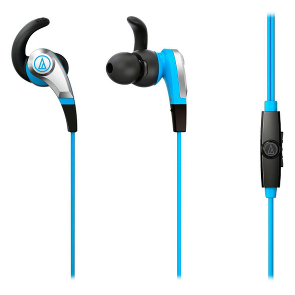 Audio Technica ATH-CKX5iS SonicFuel In-ear Headphones With Mic - Blue