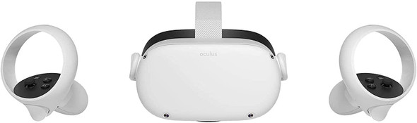 Oculus Quest 2 Advanced AIO Virtual Reality VR Headset & Controllers 128 GB