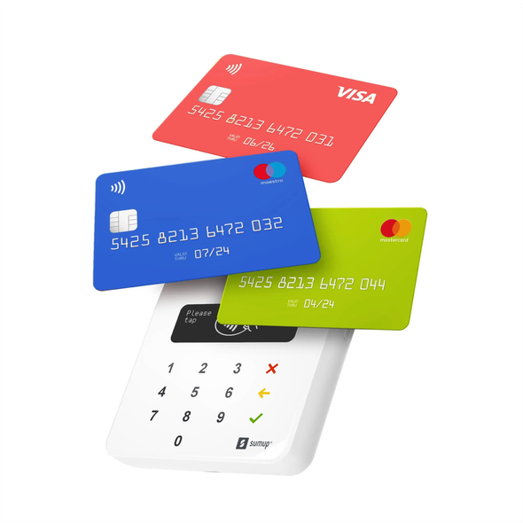 SumUp Air Wireless Card Reader - Contactless & Chip & Pin