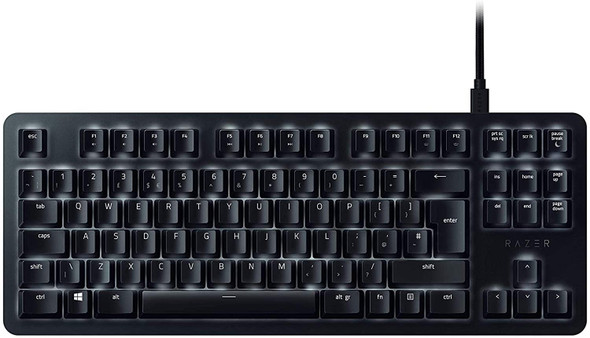 Razer BlackWidow Lite Silent Orange Mechanical Switch Wired TKL Gaming Keyboard