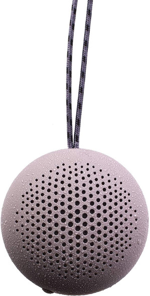 BoomPods RokPod Portable Waterproof Wireless Bluetooth Speaker Grey