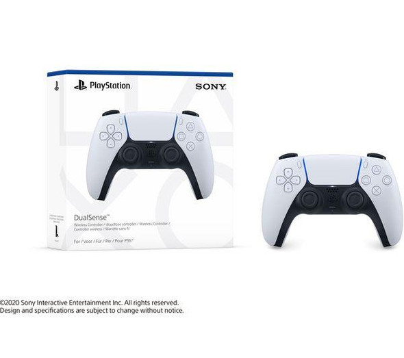Sony PlayStation 5 PS5 Dualsense Gaming Wireless Controller - White