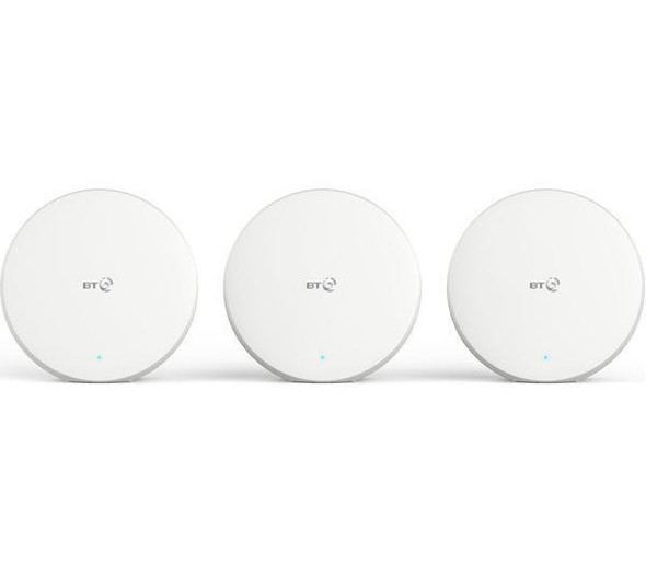 BT Mini Whole Home WiFi System Dual Band Wireless Access Points Triple Unit