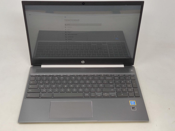 HP ChromeBook 15.6" 15-de0500na FHD Laptop Intel Pentium Gold 4417 4GB 64GB eMMC