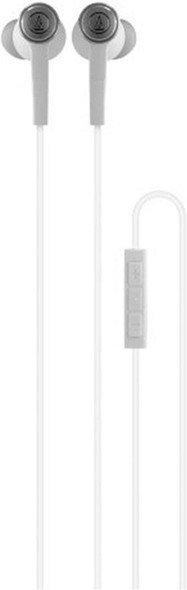 Audio-Technica ATH-CKS55I In-Ear Wired Headphones & Mic For Apple - White